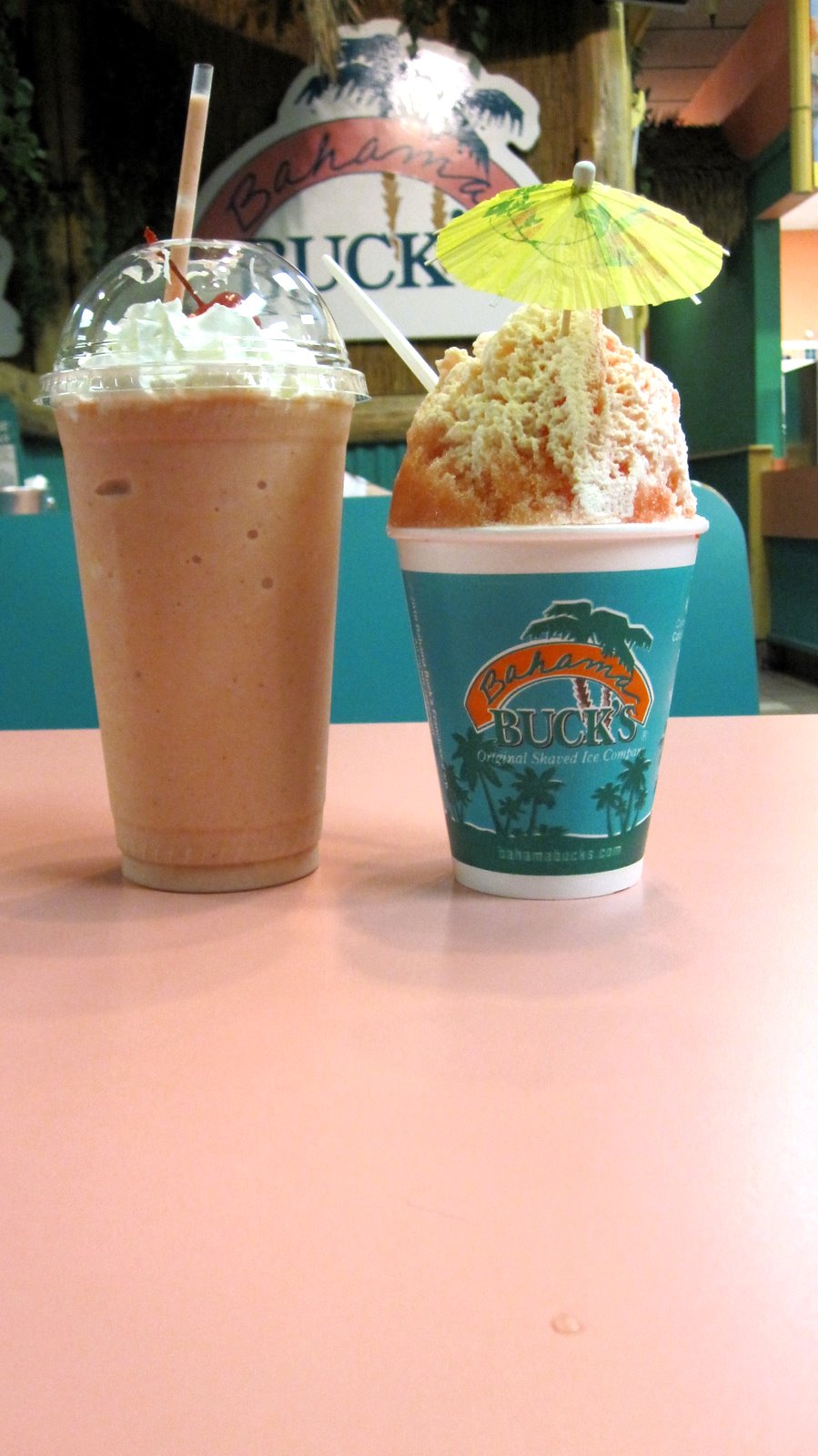 Bahama Bucks shaved ice. 