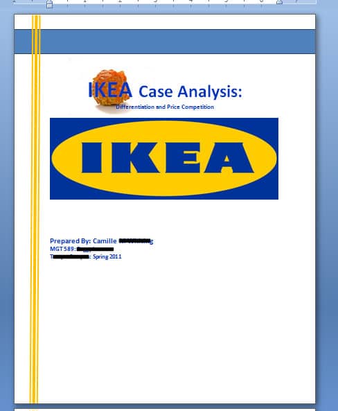 IKEA business school case. 