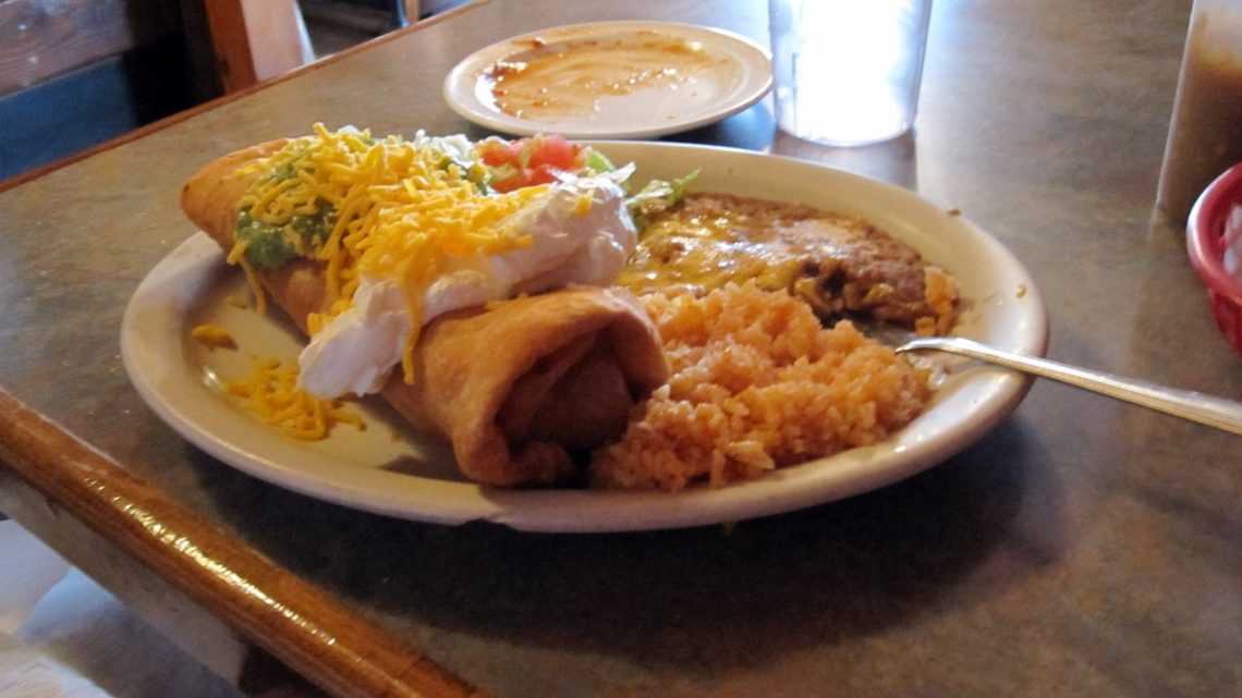 Burrito plate. 