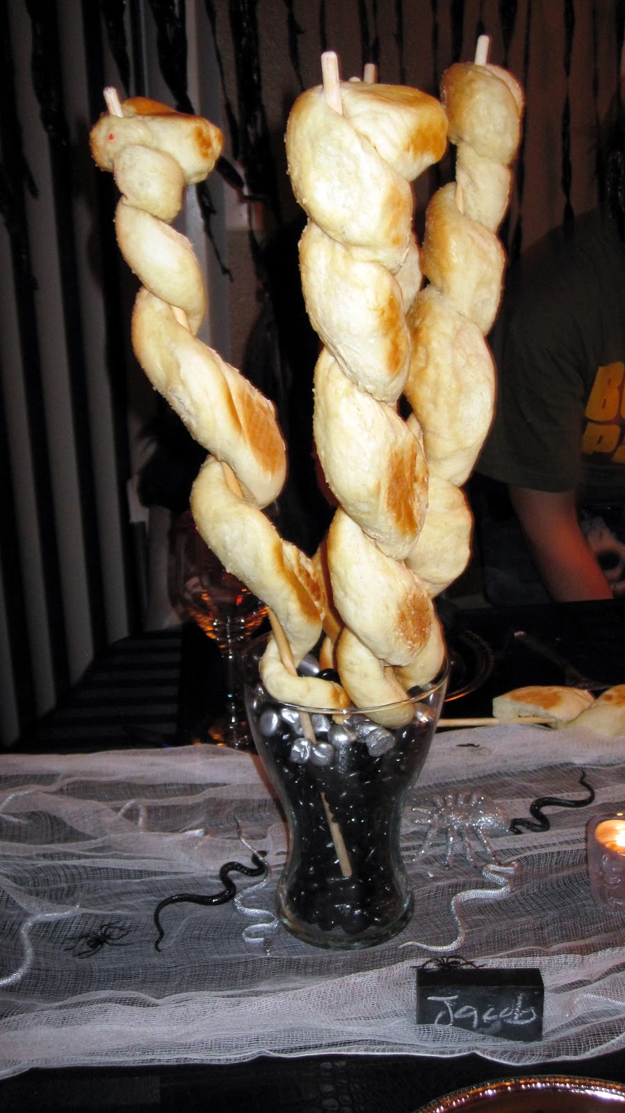 Snack breadsticks. 