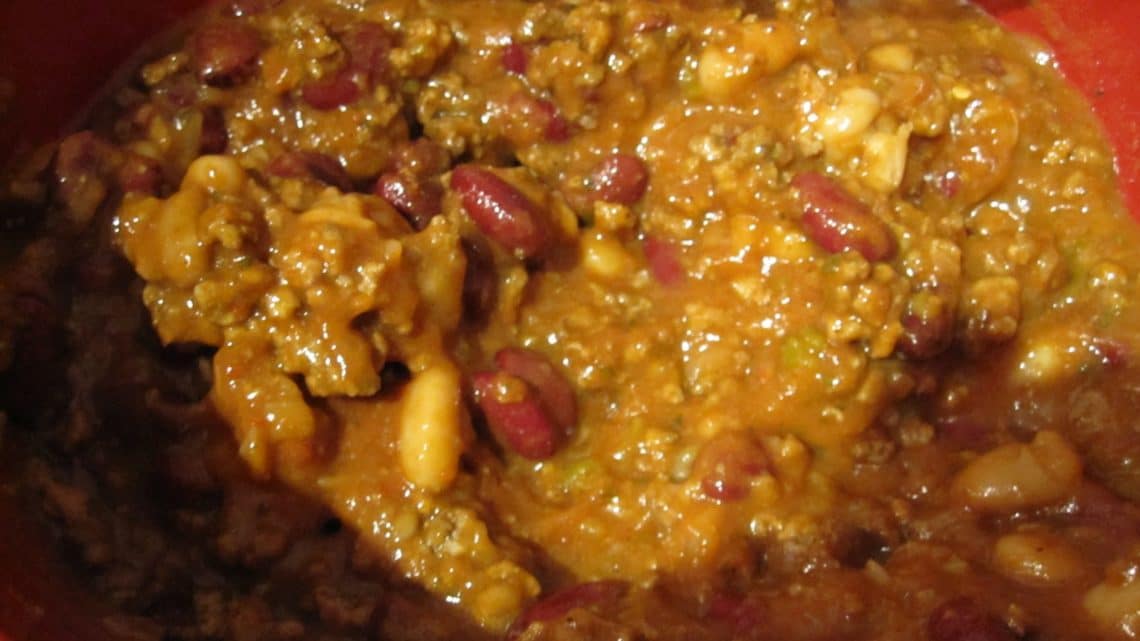 chili for Halloween. 