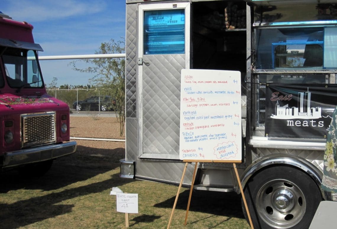 Food truck food in Scottsdale. 