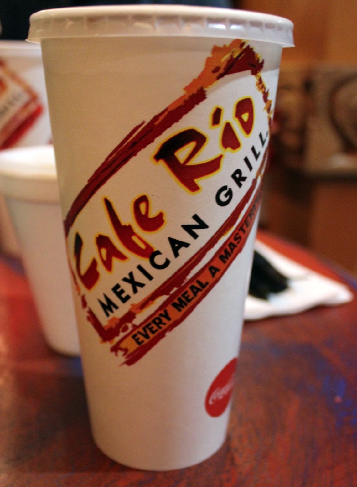 Cafe Rio drinks. 