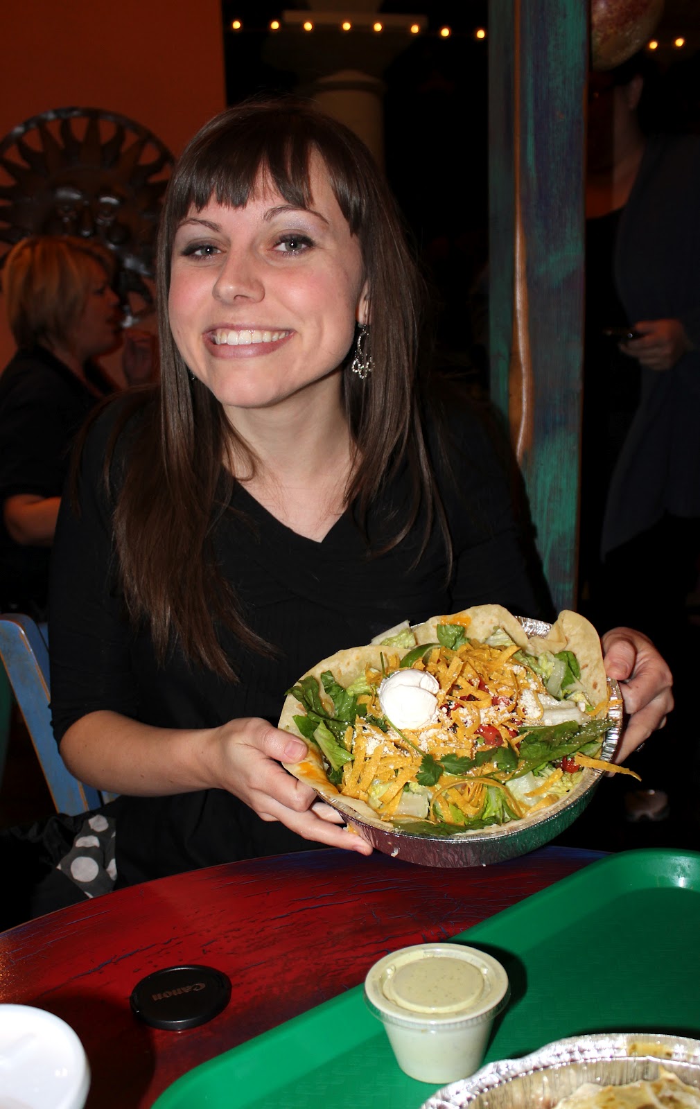 Cafe Rio salad date. 