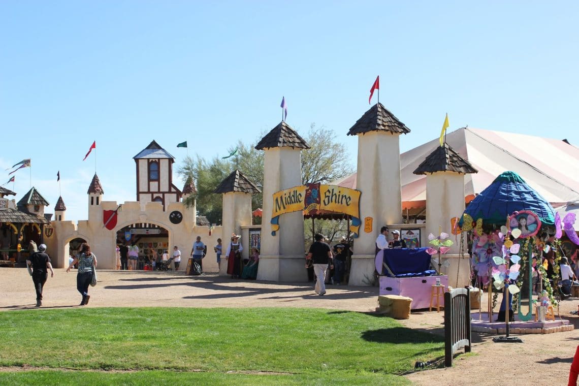 Arizona Renaissance Festival castle.  