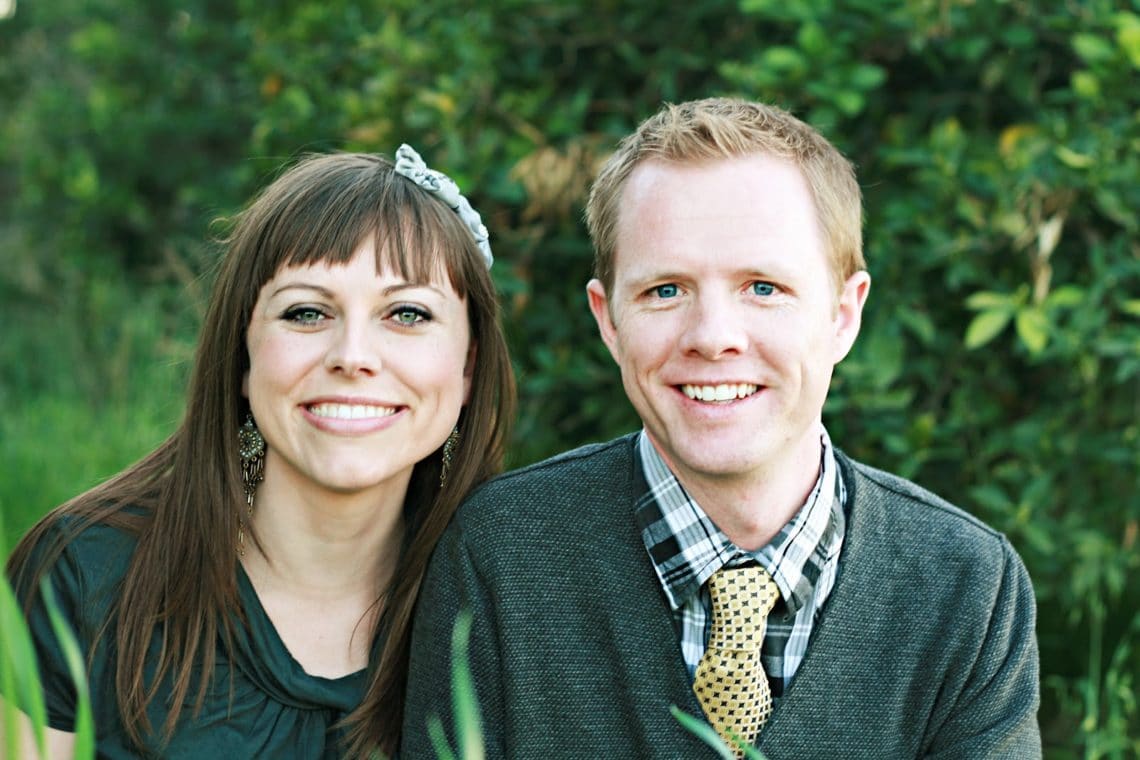 Couple on their first wedding anniversary. 