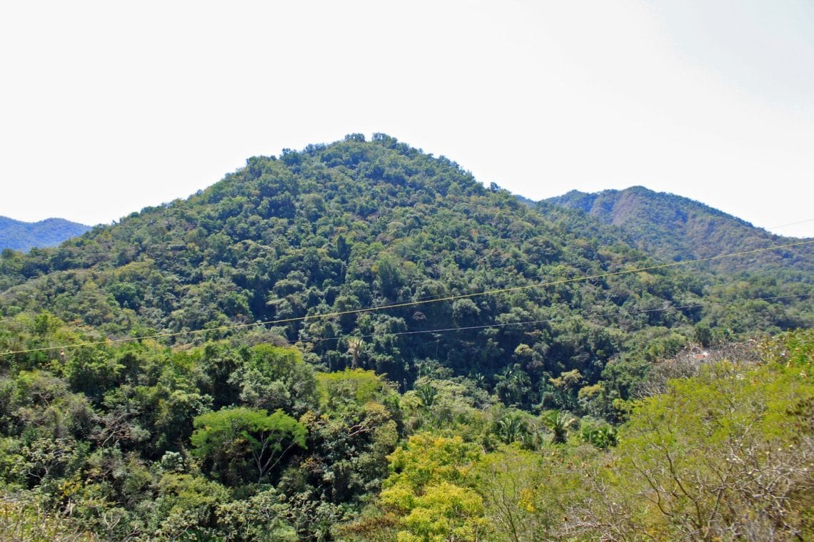 Zip-lining in Puerta Vallarta Mexico. 