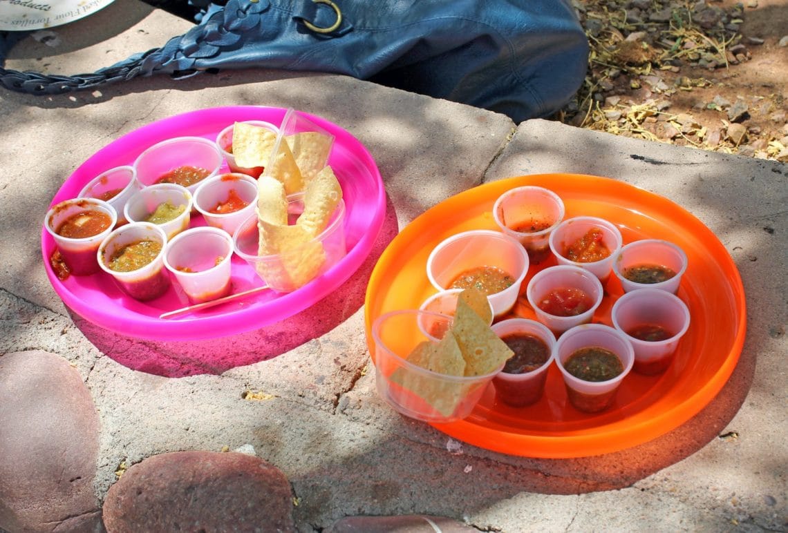 Salsa tasting festival. 