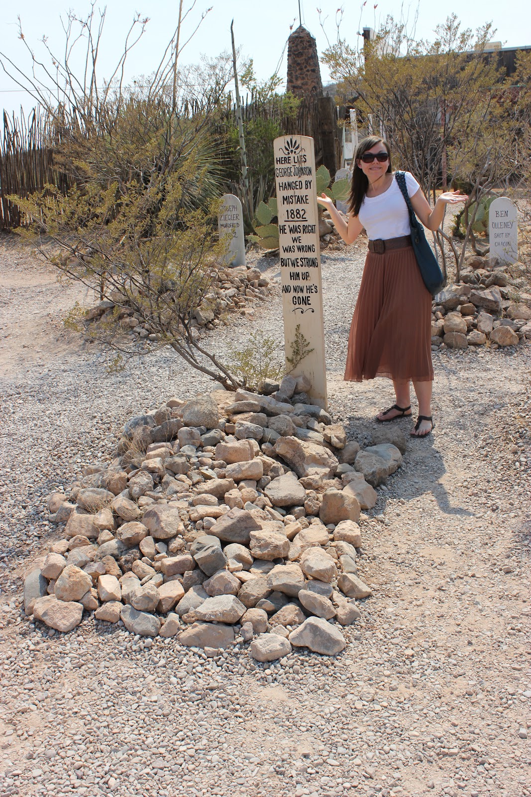 Honest headstones in Boothill Graveyard in Tombstone Arizona. 