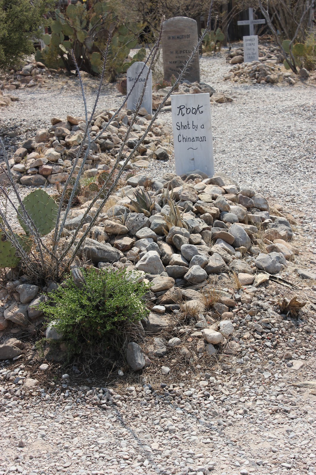 Old West Graveyard in Tombstone Arizona. 