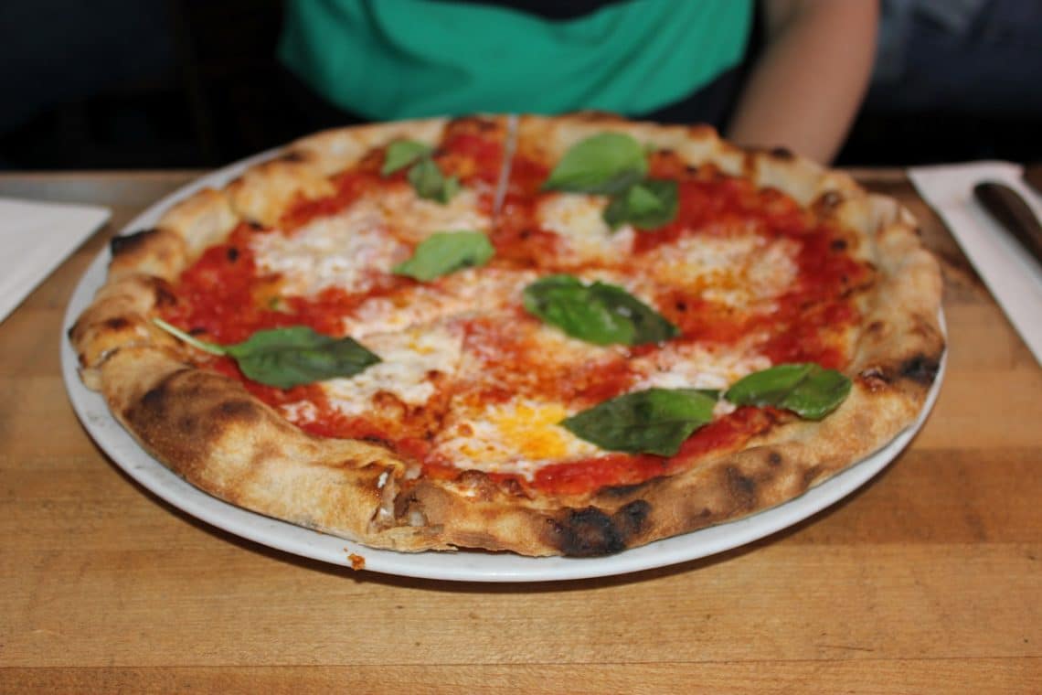 A margherita pizza from Pizzeria Bianco in Downtown Phoenix. 