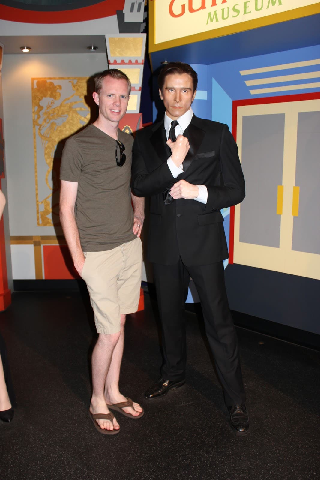 Visiting the Hollywood Wax Museum. 