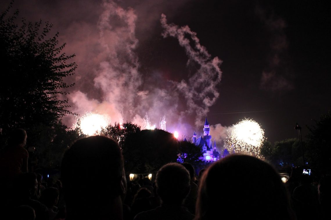 Disneyland fireworks. 