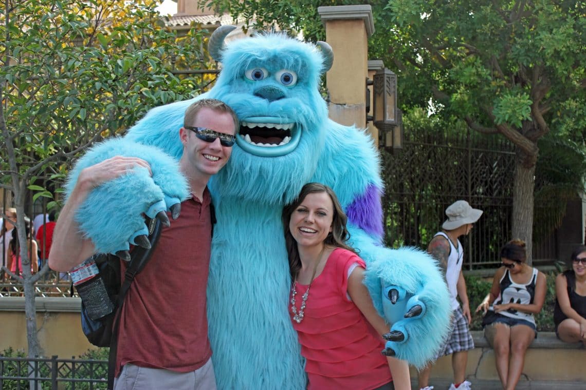 Character meet and greats at California Adventure. 