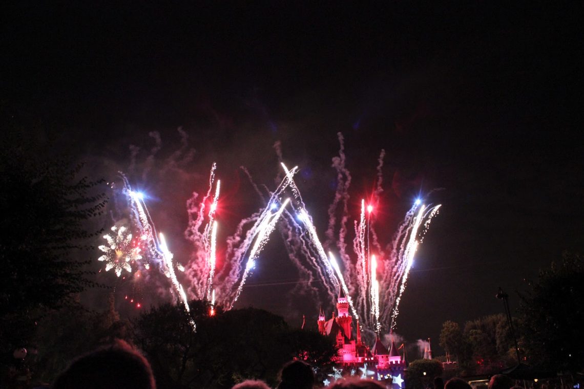 Disneyland fireworks. 