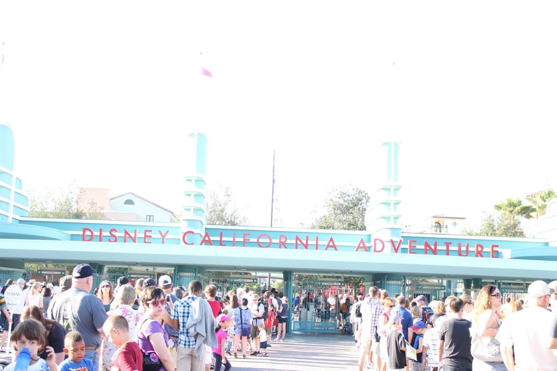 California Adventure: Disney Esplanade. 