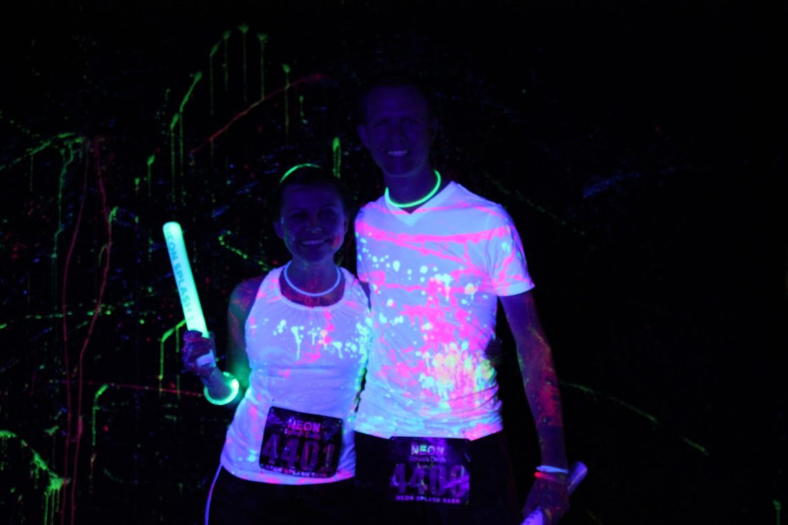 The Neon Splash and Dash 5k. 