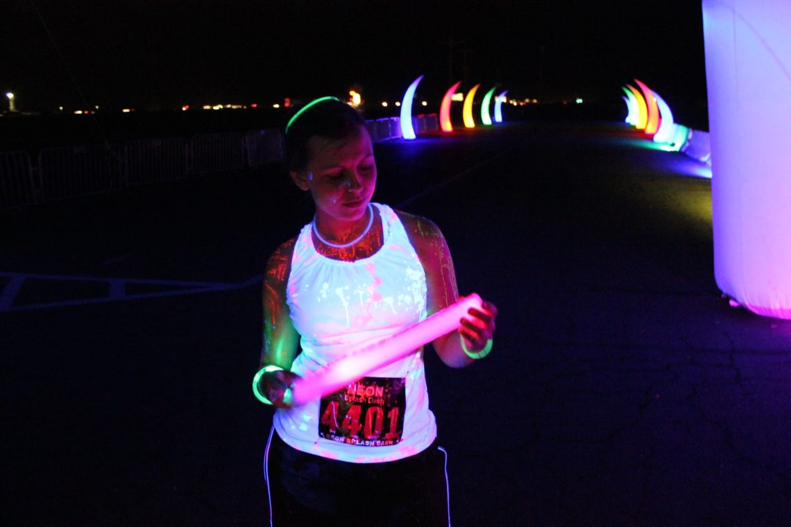 The Neon Splash and Dash 5k. 