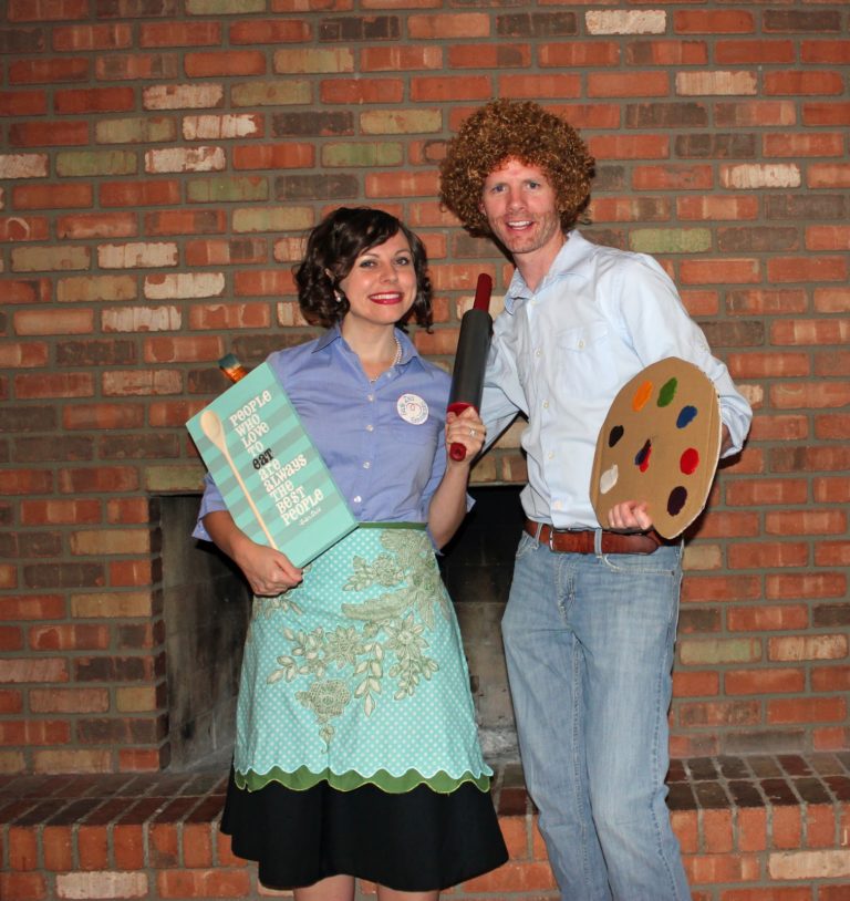 Halloween Costume Idea: PBS Stars Julia Child and Bob Ross Costume