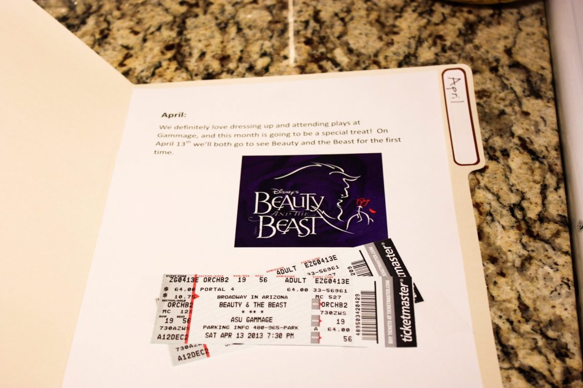 Beauty and the Beast tickets. 