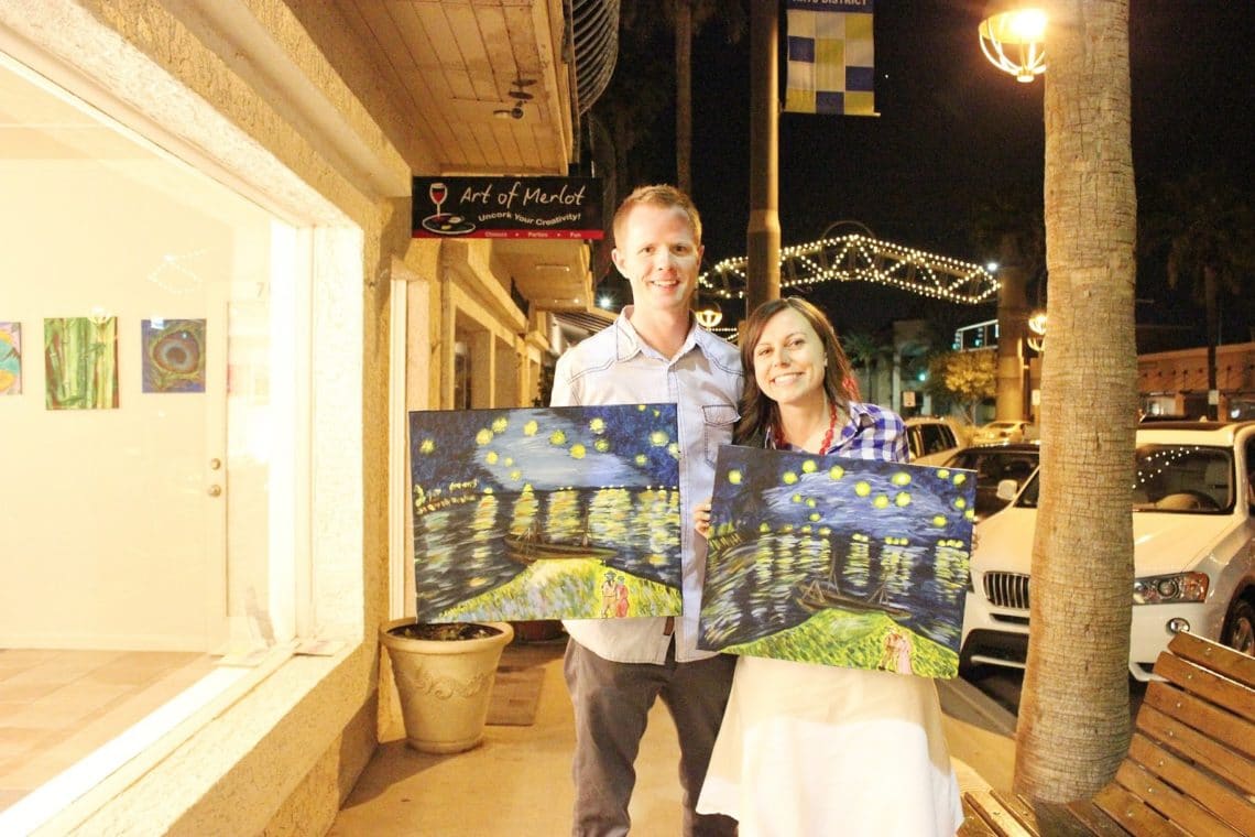Paint Your Own Van Gogh: Part 3: Starry Night Over the Rhone