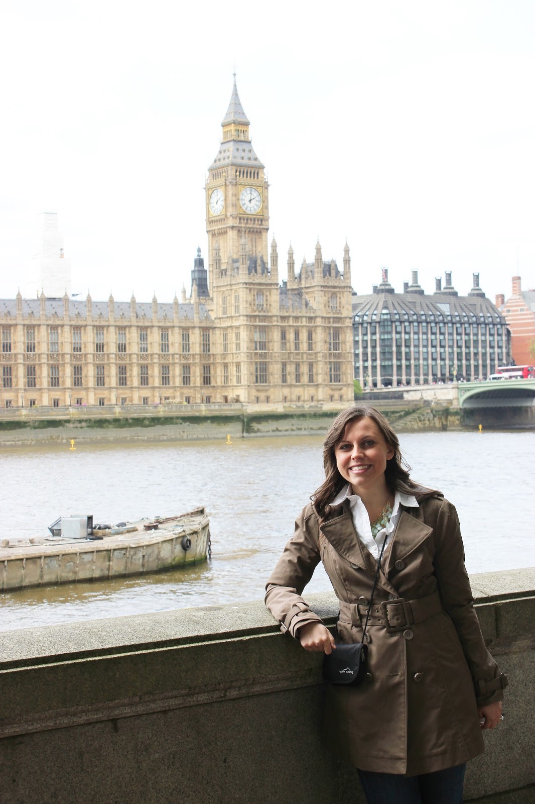 Visiting Big Ben and Parliament. 