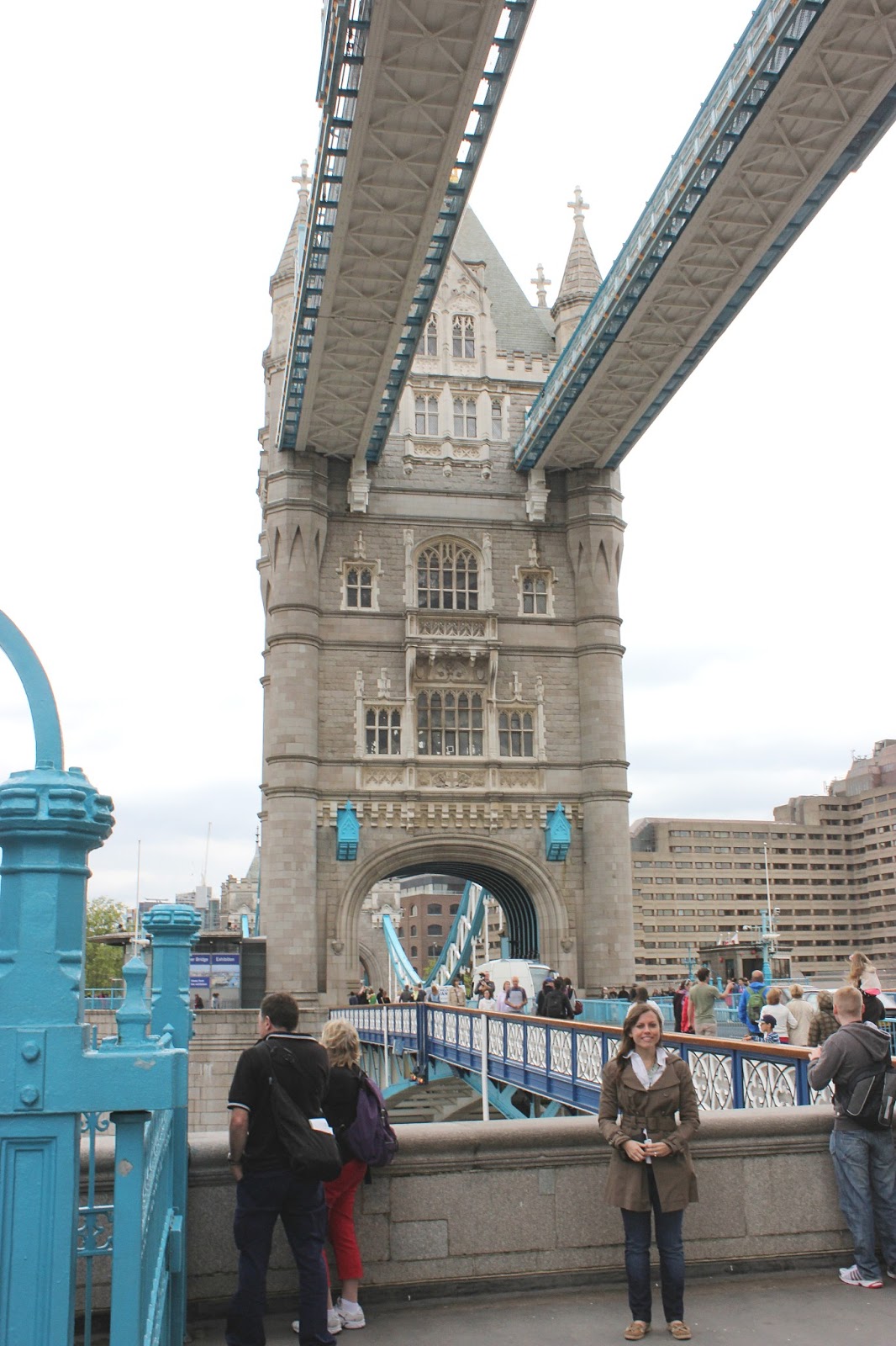 Walking tour of the Tower Bridge London. 