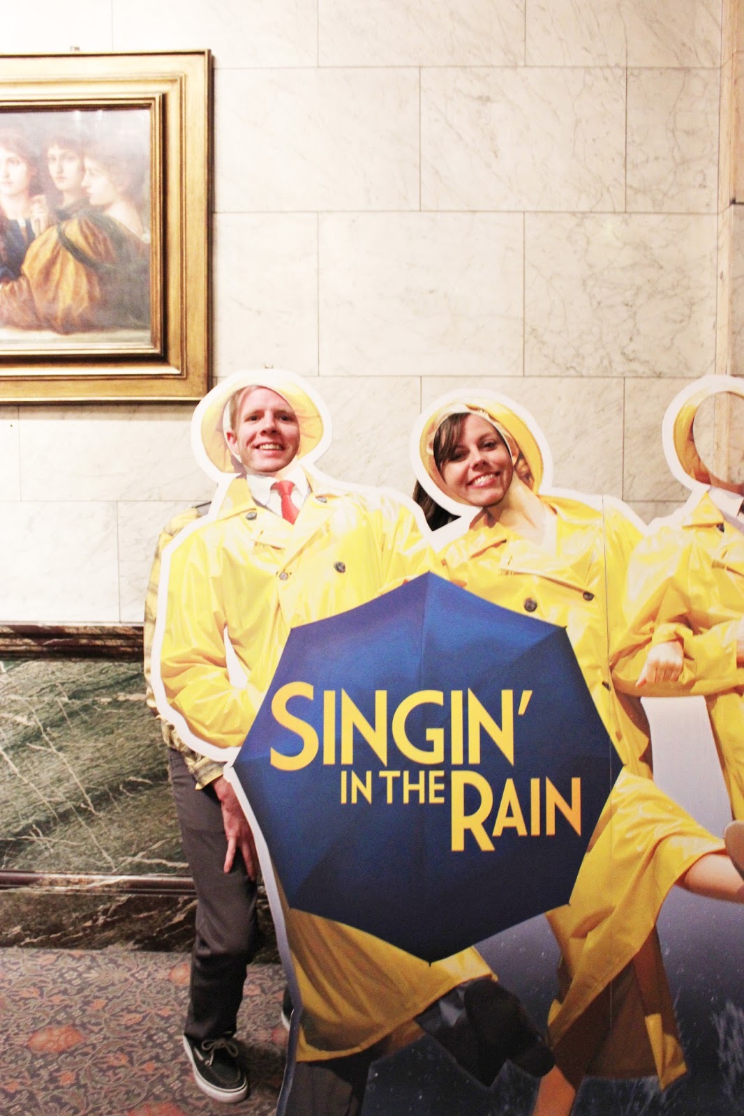 Seeing Singin' in the Rain in London. 