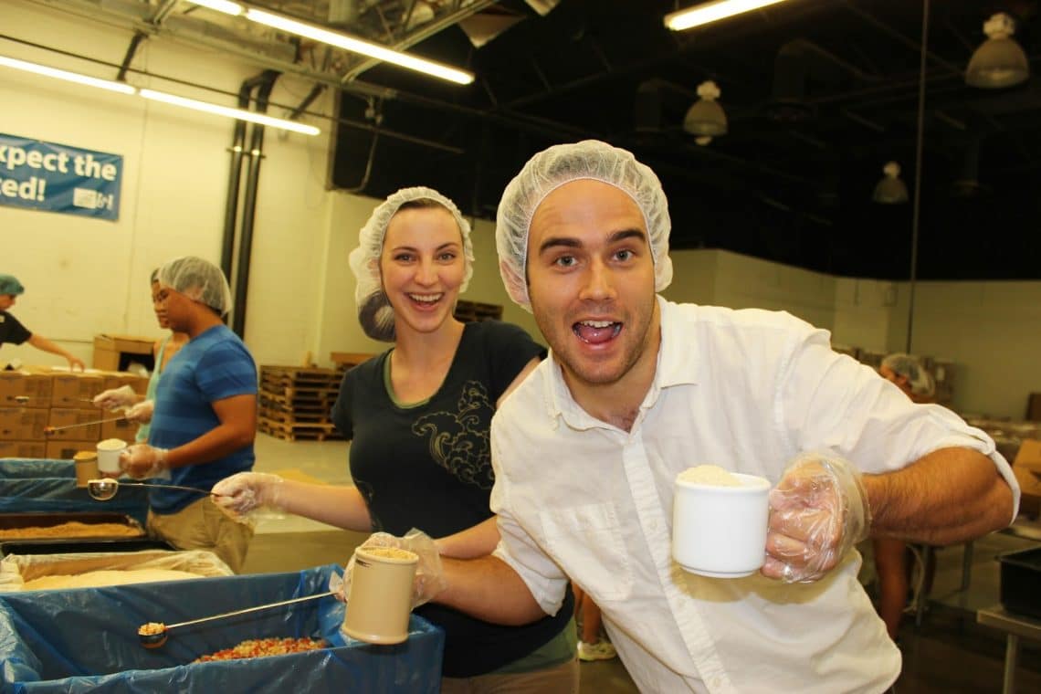 Feed my Starving Children volunteers. 