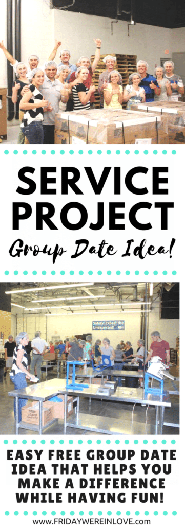 Service Project Group Date Idea: This is a fun, free, easy group date idea for adults (or group date idea for teens) that helps you do some good while having fun! 