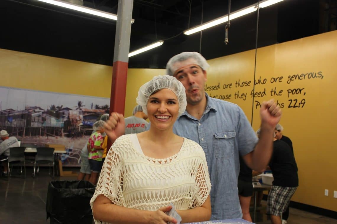 Feed my Starving Children volunteers. 