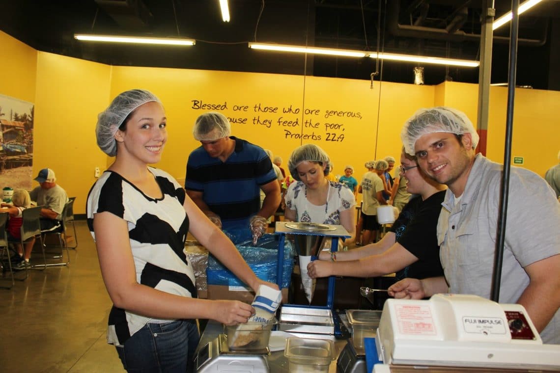 Feed my Starving Children volunteers. 