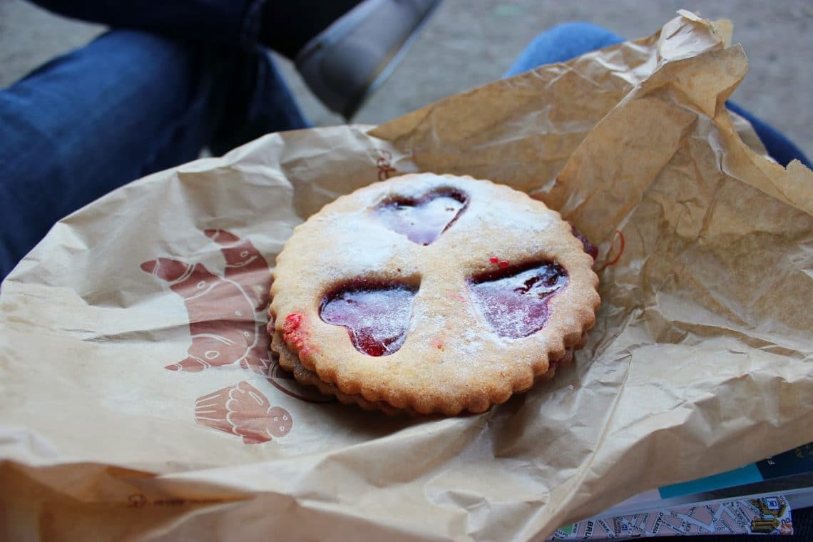 Picnic by the Eiffel Tower with a Parisan pastry. 