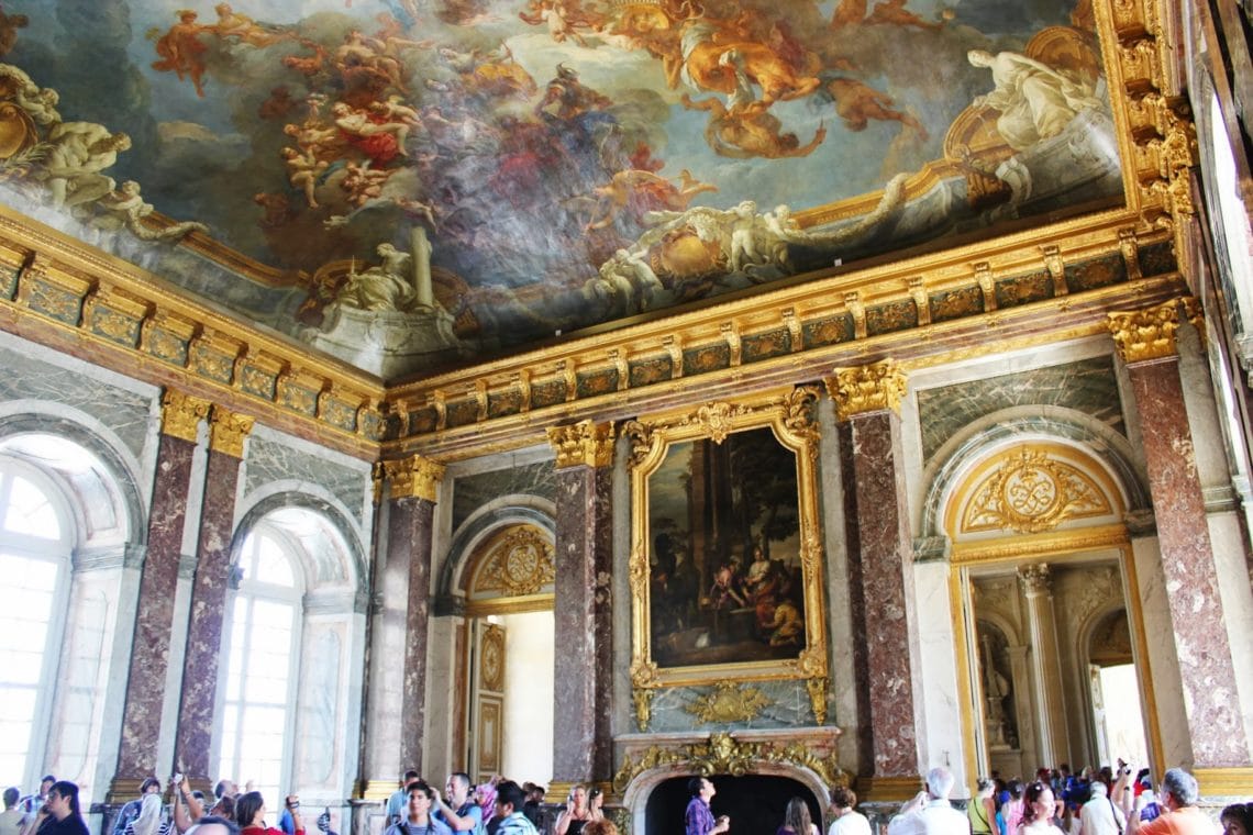 Visiting Versailles Palace in France. 