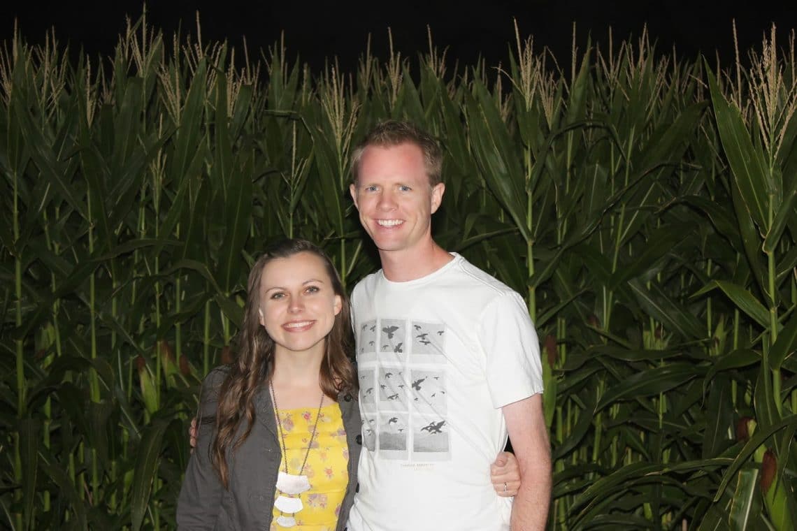 Corn maze Schnepf Farms Pumpkin and Chili Festival. 