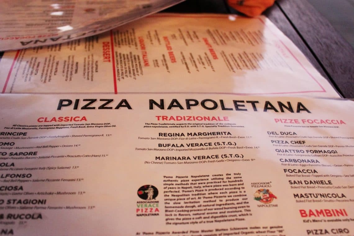 Pizza Napoletana: Pomo Pizzeria