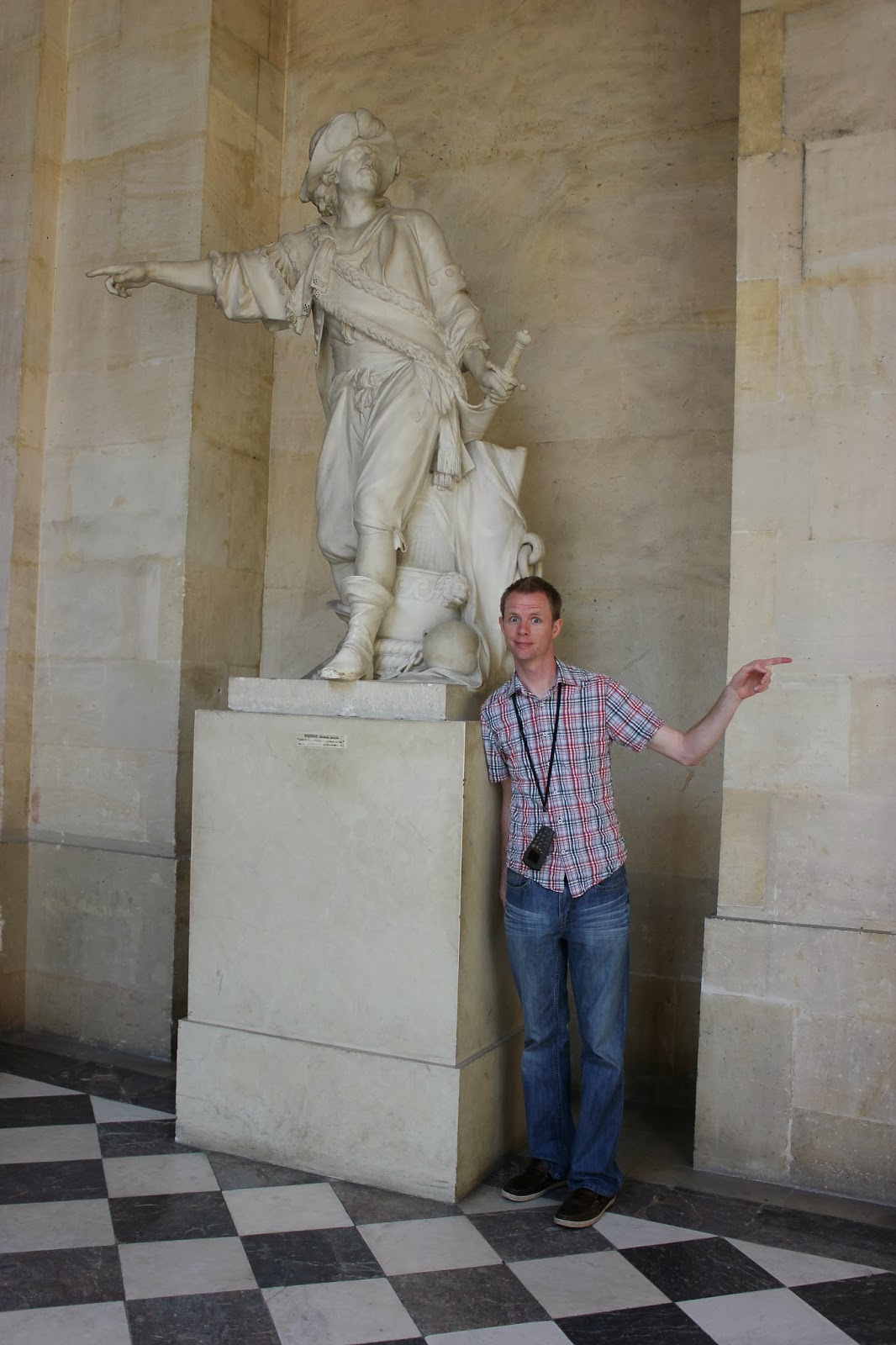 Visiting Versailles Palace in France. 