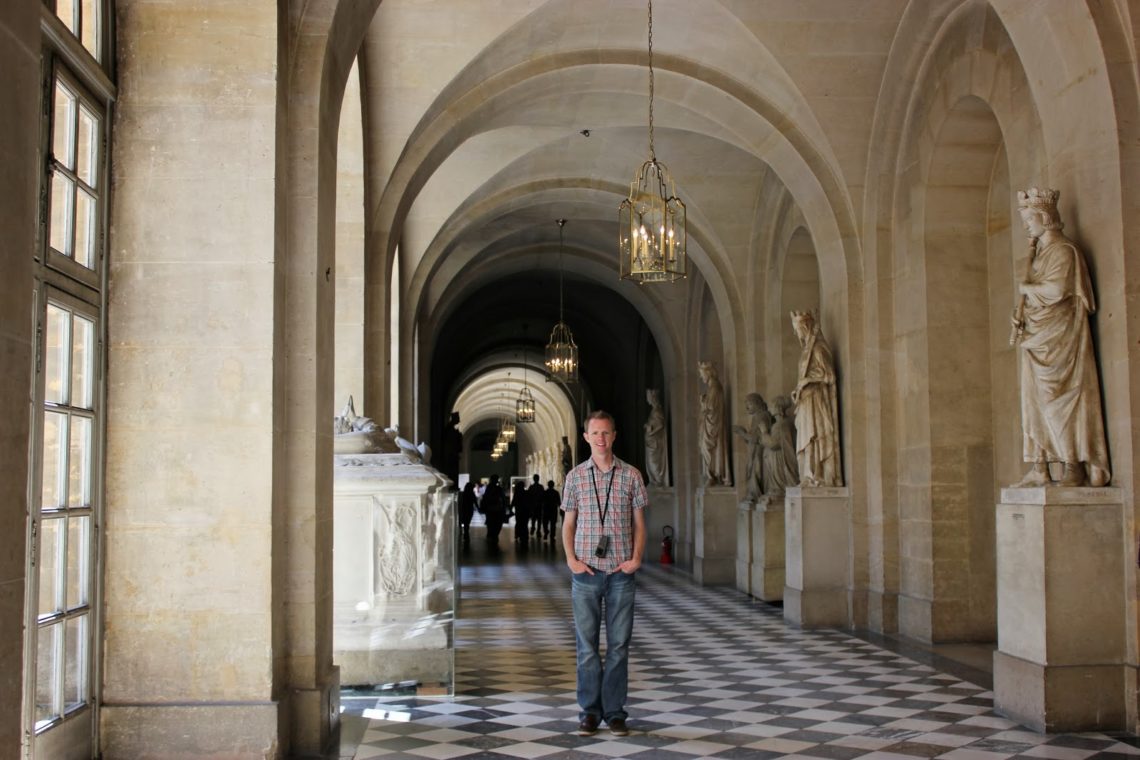 Visiting Versailles Palace in France. 