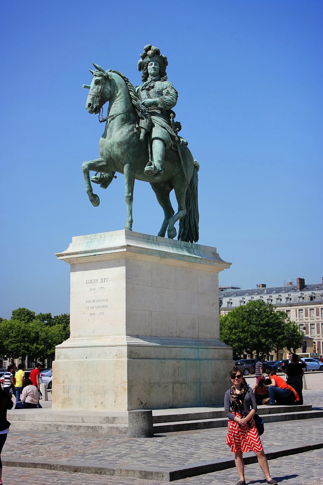 Visiting Versailles Palace in France. 