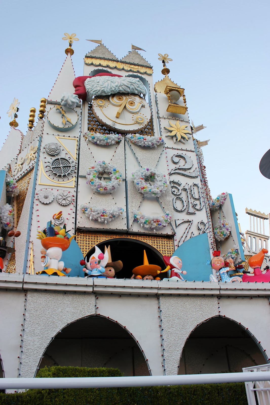 It\'s a Small World Christmas decorations. 