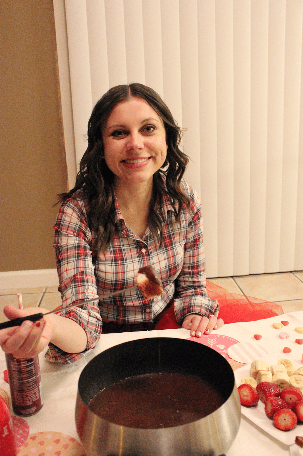 Fondue Date night at home. 