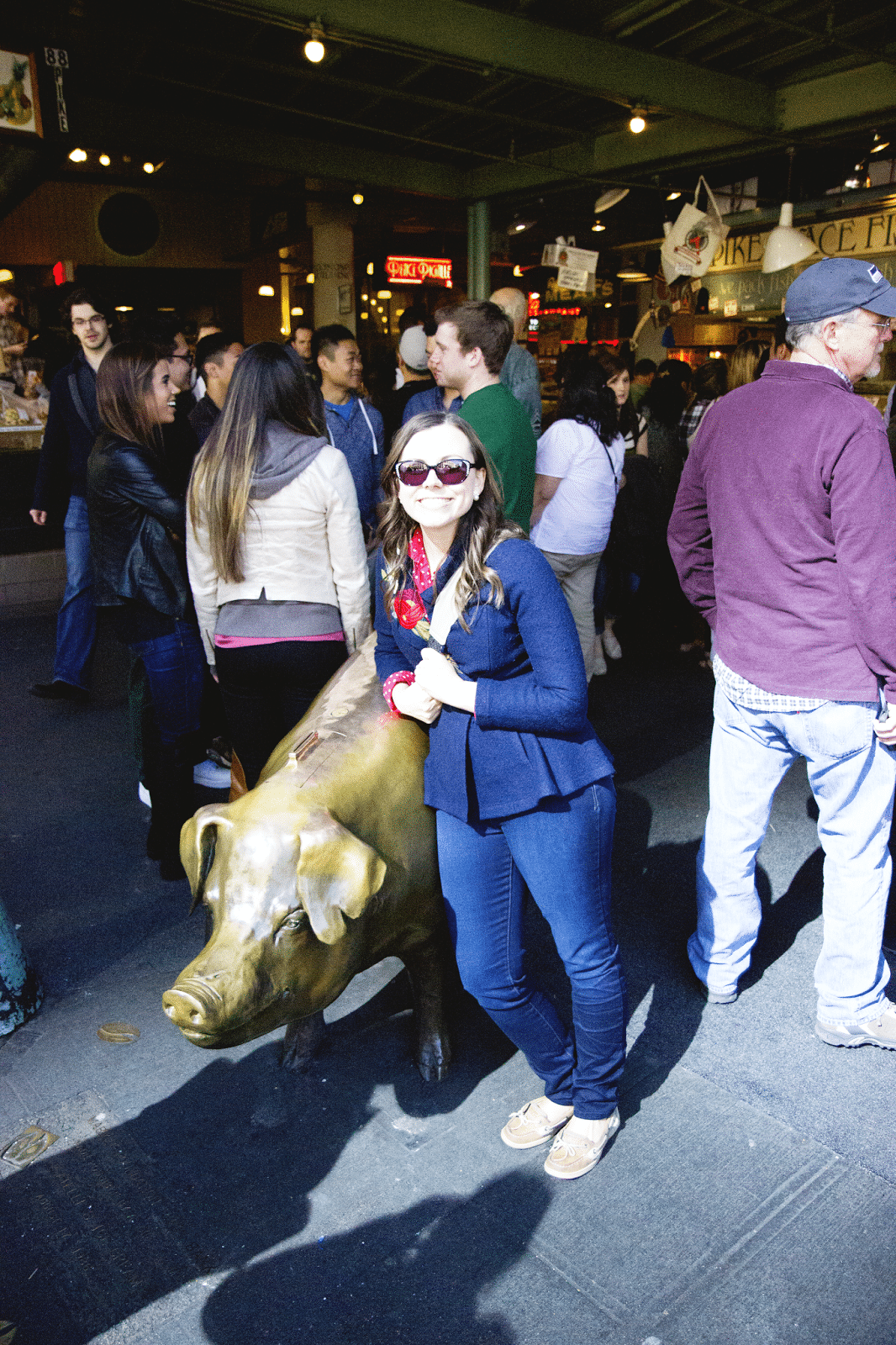 Seattle Pike Place Market Date. 