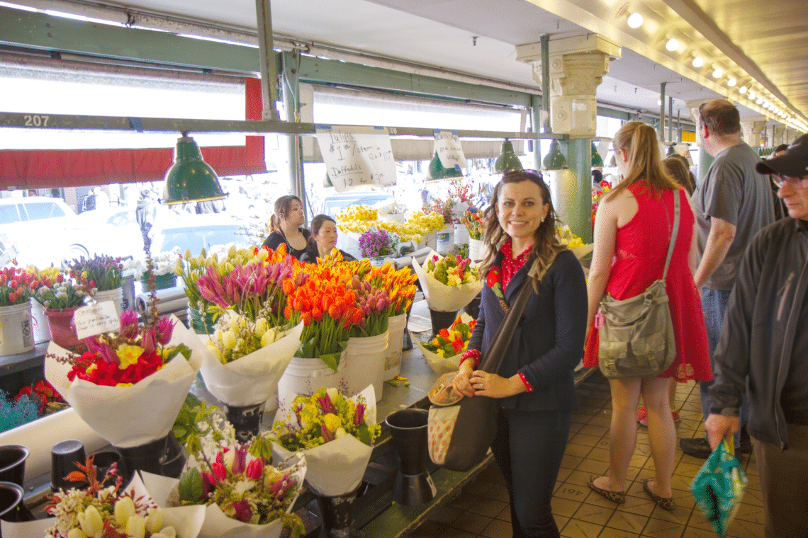 Seattle Pike Place Market Date. 