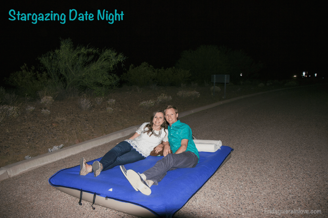 Air matress Stargazing date night. 