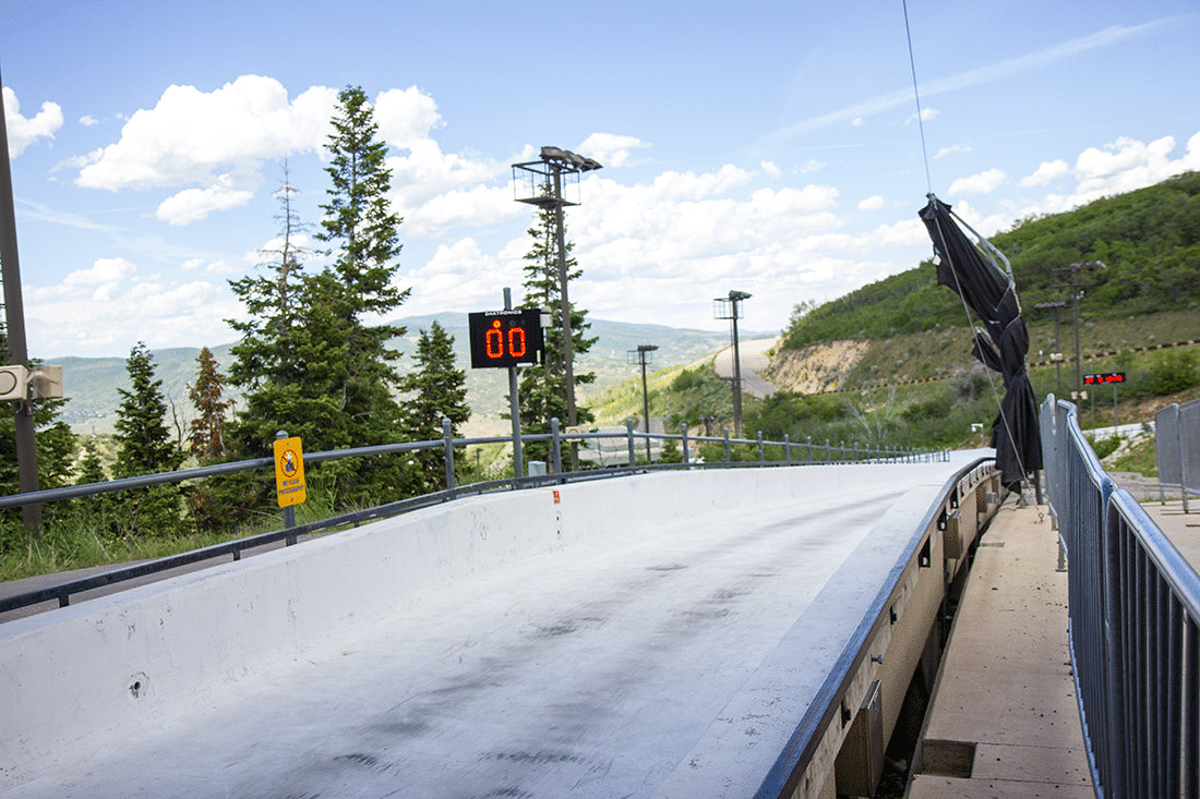 Olympic Bobsled Track. 