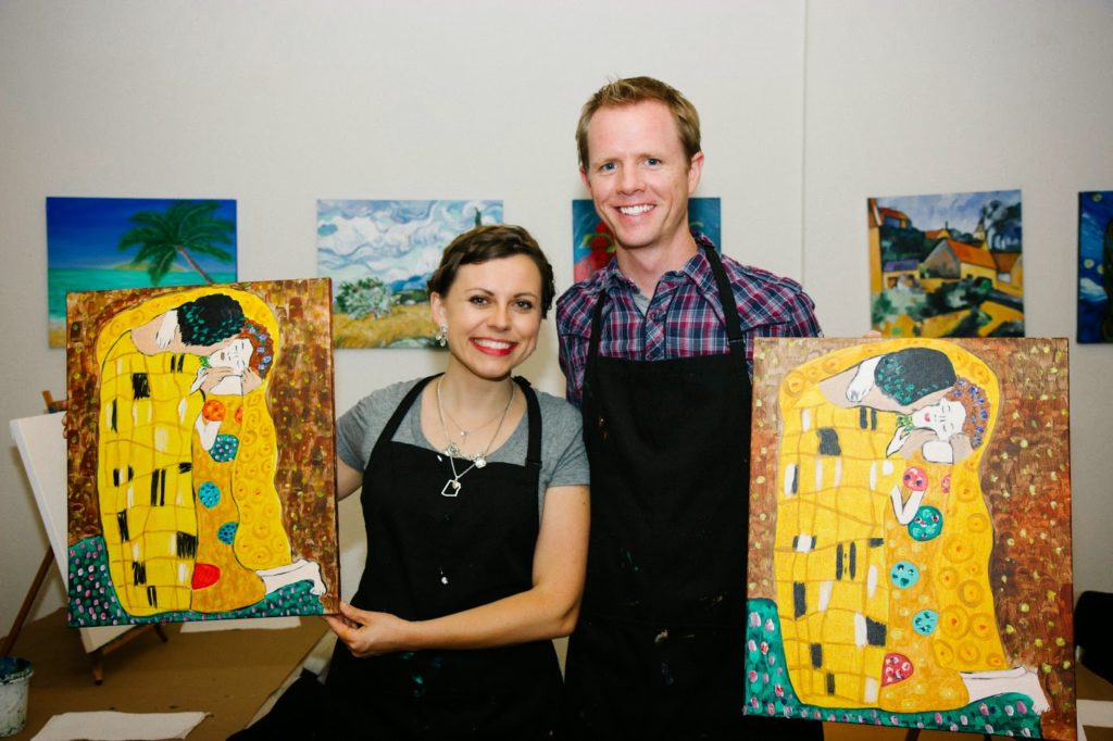 Paint Night date night Painting with a Twist. 