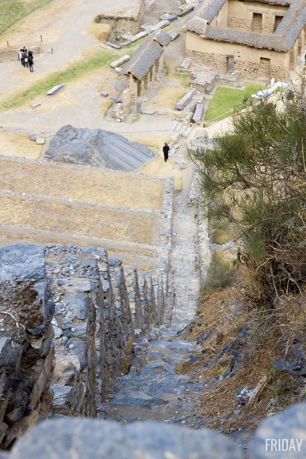 View in Ollantaytambo Peru