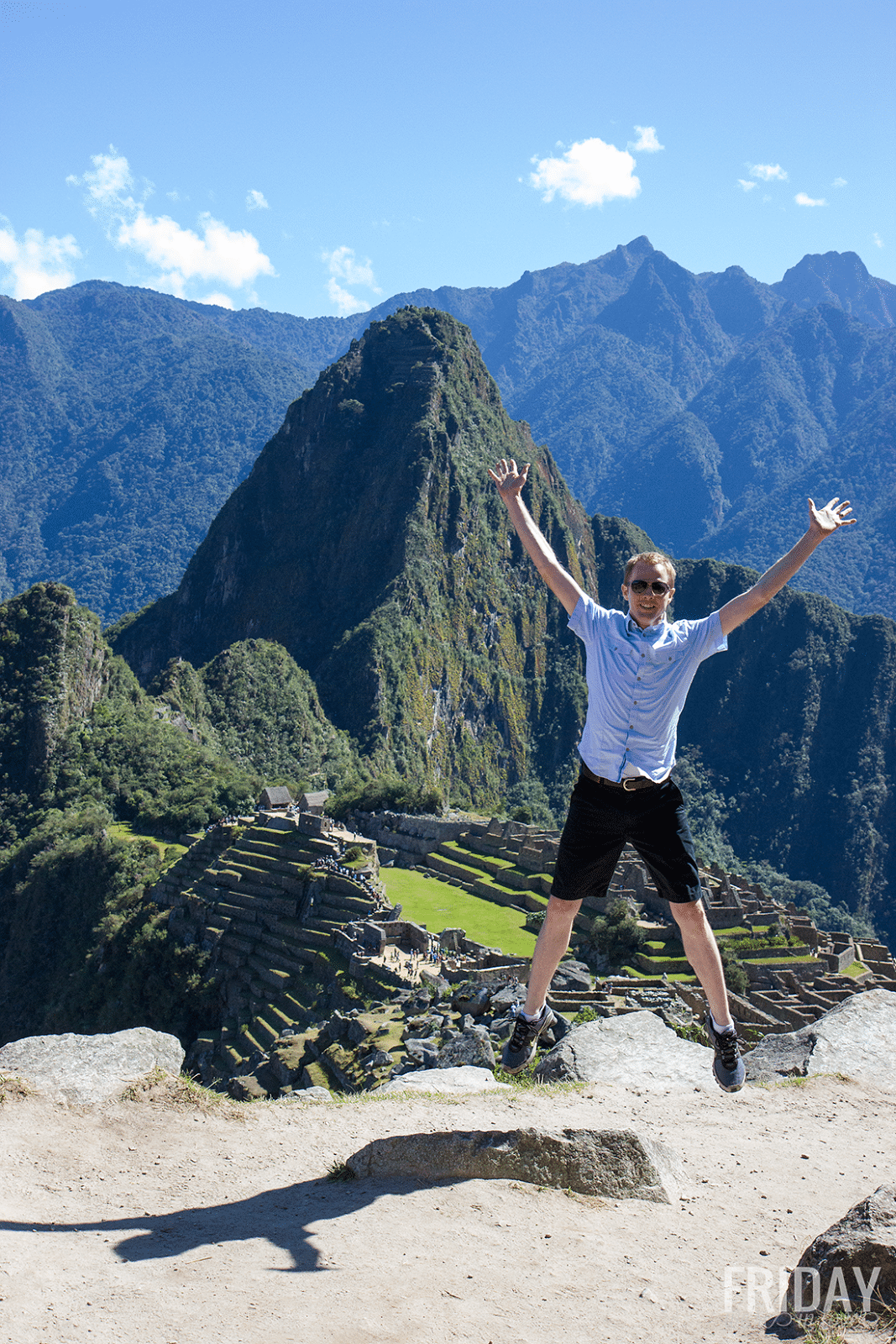 Machu Picchu Jumping Pic