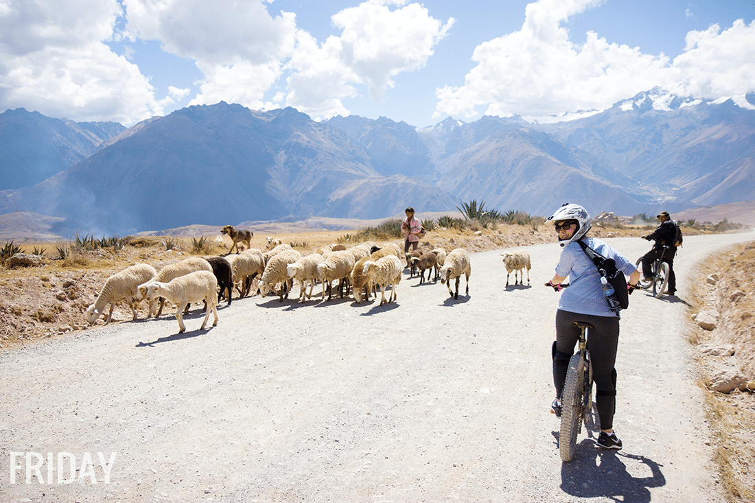 Moray Mountain Biking Through the Andes. 