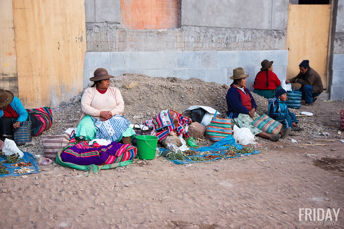 Pisac Market Peru. 